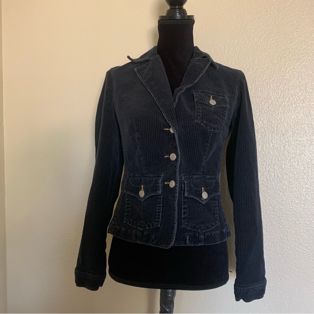 Y2K vintage Women's Black Corduroy Jacket